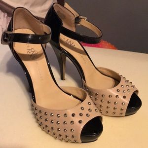 Studded heels
